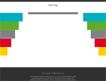 Tablet Screenshot of but.org